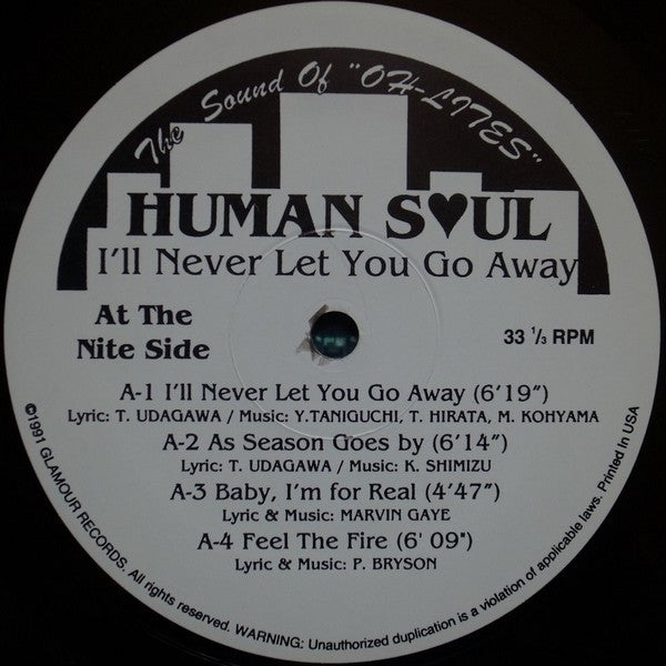 I'll Never Let You Go Away