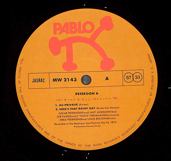 The Oscar Peterson Big 6 At The Montreux Jazz Festival 1975