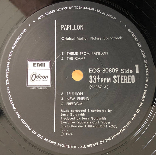 Papillon (Bande Sonore Originale Du Film = Original Motion Picture Soundtrack)