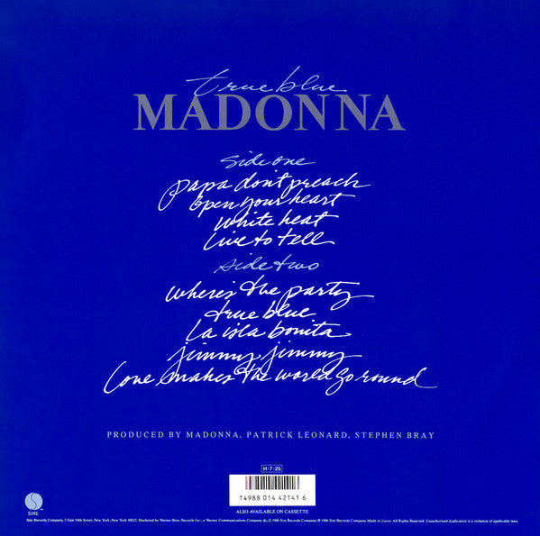 True Blue = トゥルー・ブルー