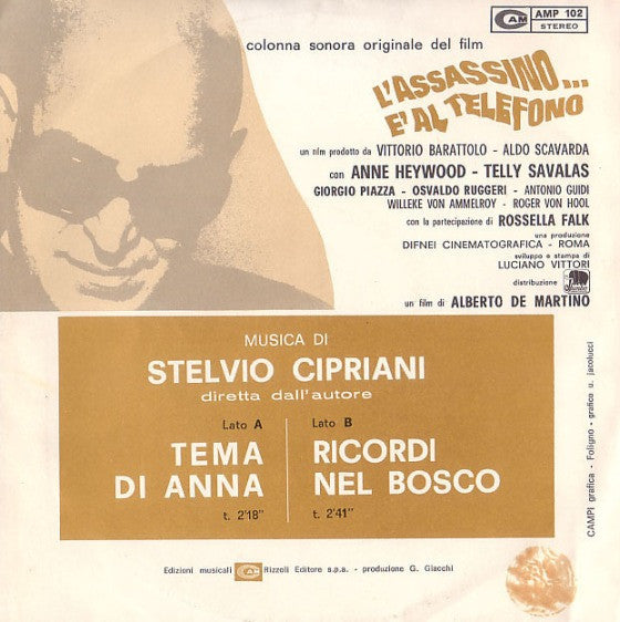 L'Assassino... È Al Telefono (Colonna Sonora Originale Del Film