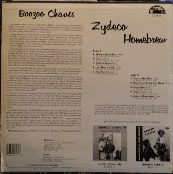 Master Release: Zydeco Homebrew by Boozoo Chavis