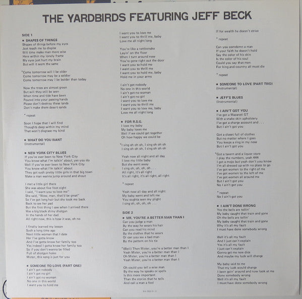 London 1964-1965 New York, Memphis, Chicago 1965 London 1966