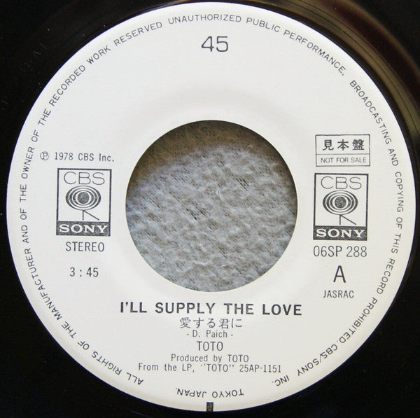 I'll Supply The Love