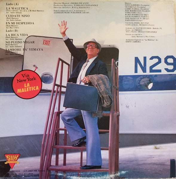 Release: Via New York La Maletica-Vinyl-US-1985-LP-1002, LP 1002-5057295