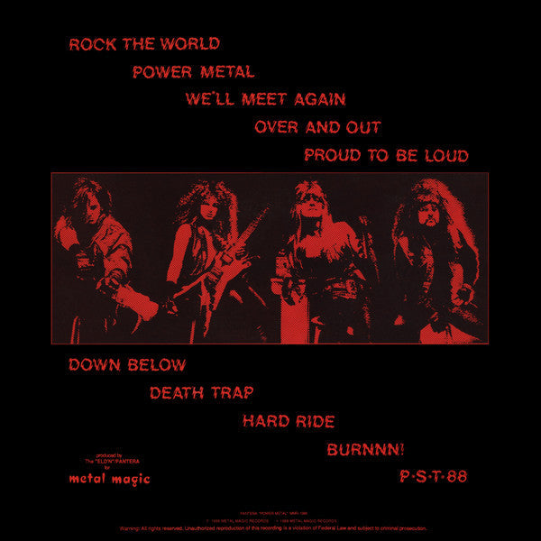 Master Release: Power Metal by Pantera