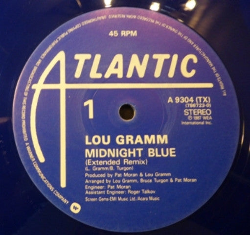 Master Release: Midnight Blue by Lou Gramm