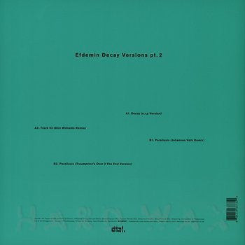 Master Release: Decay Versions Pt. 2 by Efdemin
