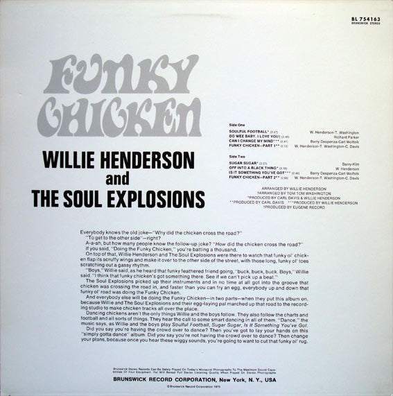 Master Release: Funky Chicken by Willie Henderson