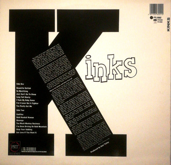 Release: Kinks-Vinyl-UK-1987-PYL 6002-3986778