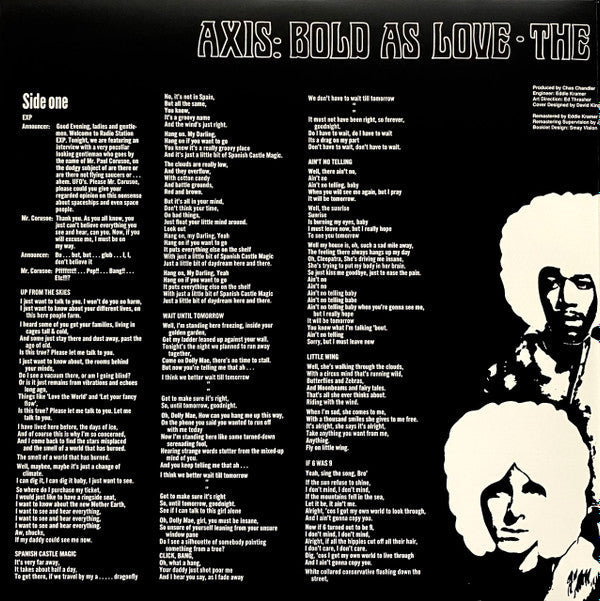 Release: Axis: Bold As Love-Vinyl-US-1997-MCA-11601, MCA-11601-1353206