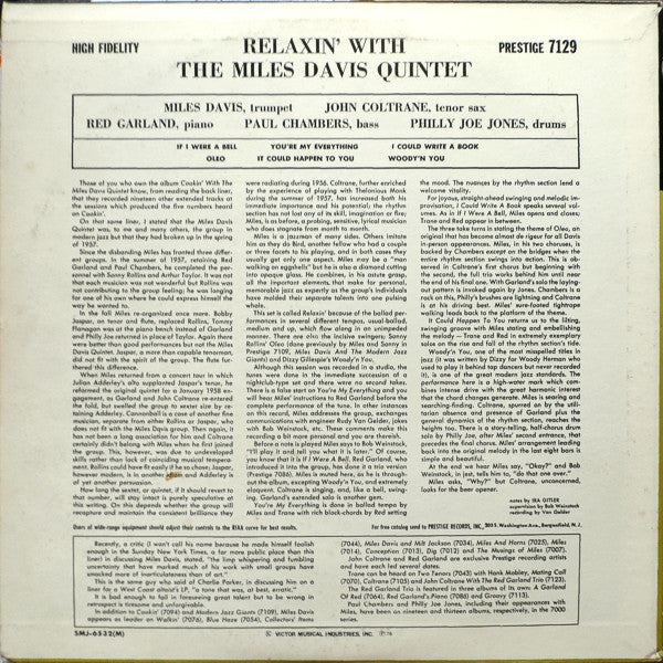 Relaxin' With The Miles Davis Quintet