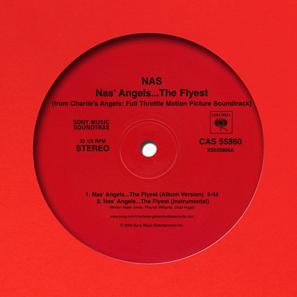 Release: Nas' Angels... The Flyest-Vinyl-US-2003-CAS 55860, CAS 55860-1578737