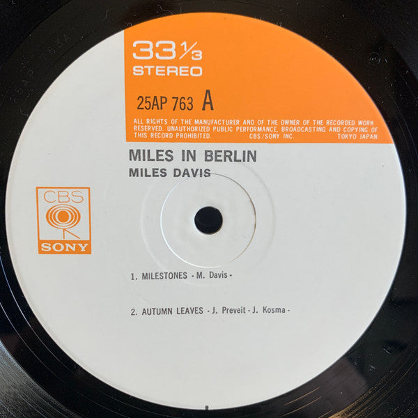 Miles In Berlin