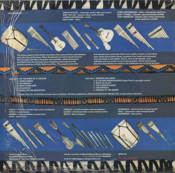 Release: On The Wing Of A Condor-Vinyl-UK-1982-BEGA 39-1345750