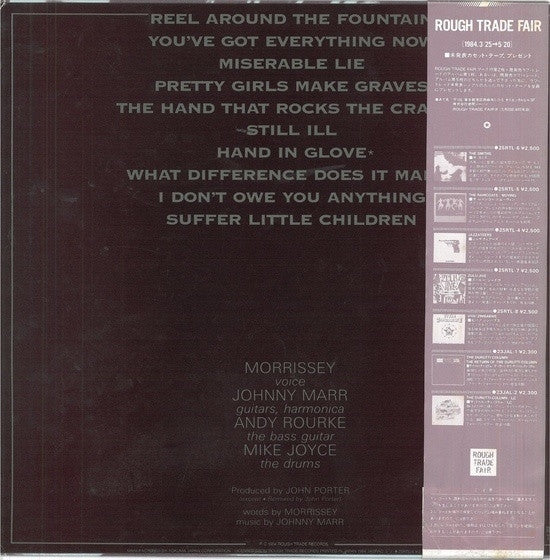 Release: The Smiths-Vinyl-Japan-1984-25RTL-6-3143800