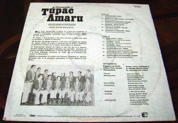 Homenaje A Tupac Amaru