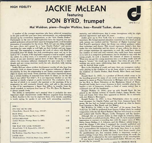 The Jackie McLean Quintet