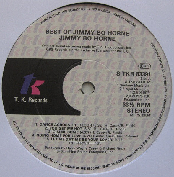 Best Of Jimmy 'Bo' Horne