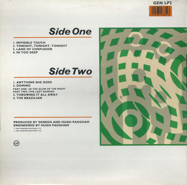 Release: Invisible Touch-Vinyl-UK-1986-GEN LP2-3567515