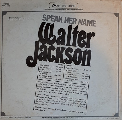 Release: Unknown Release-Vinyl-US-1967-OKS 14120-4968267