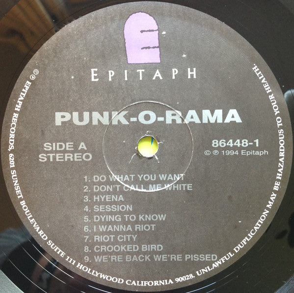 Release: Punk-O-Rama-Vinyl-US-1994-86448-1-1693870