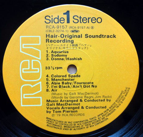 Hair (Original Soundtrack Recording)