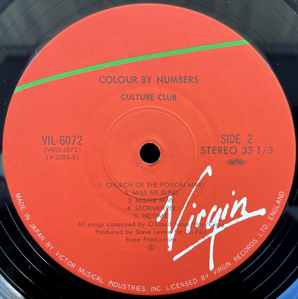 Colour By Numbers = カラー・バイ・ナンバーズ