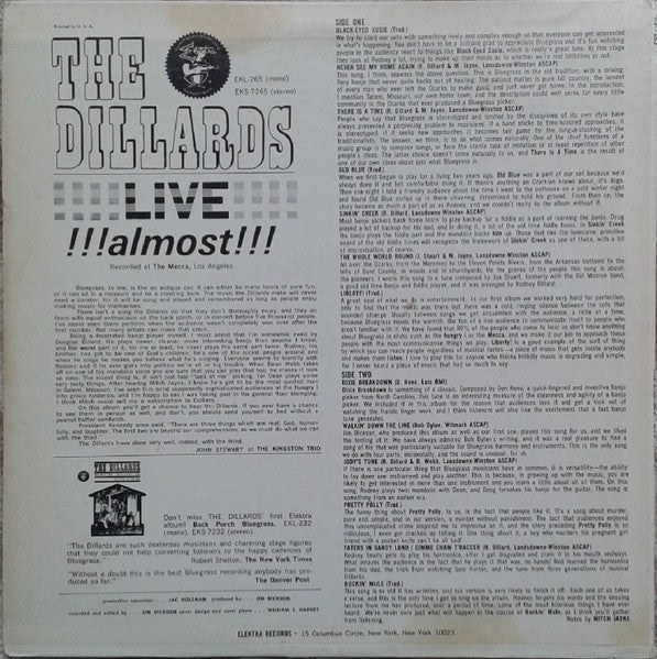 Master Release: Live... Almost by The Dillards