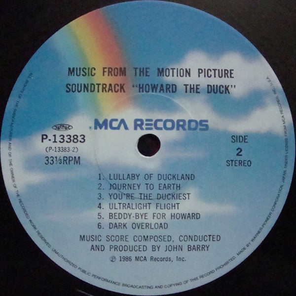 Howard The Duck - Music From The Motion Picture Soundtrack)