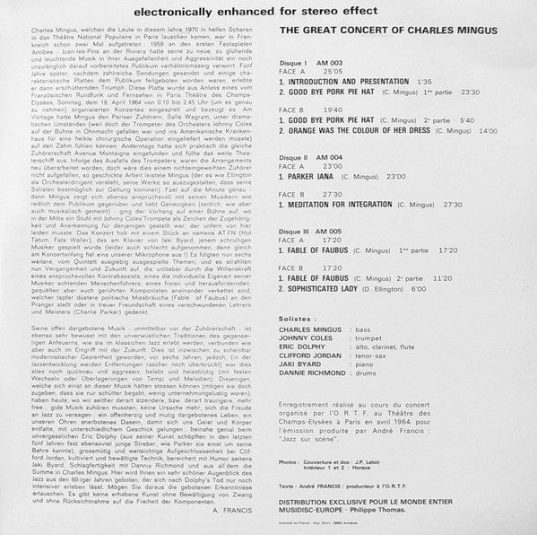 The Great Concert Of Charles Mingus