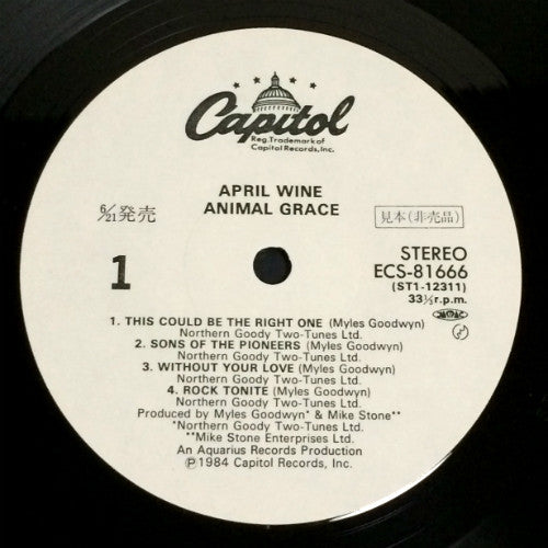 Master Release: Animal Grace by April Wine