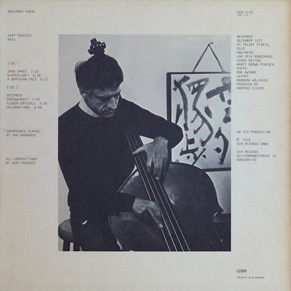 Release: December Poems-Vinyl-Germany-1979-ECM 1119, 2301 119-1242647
