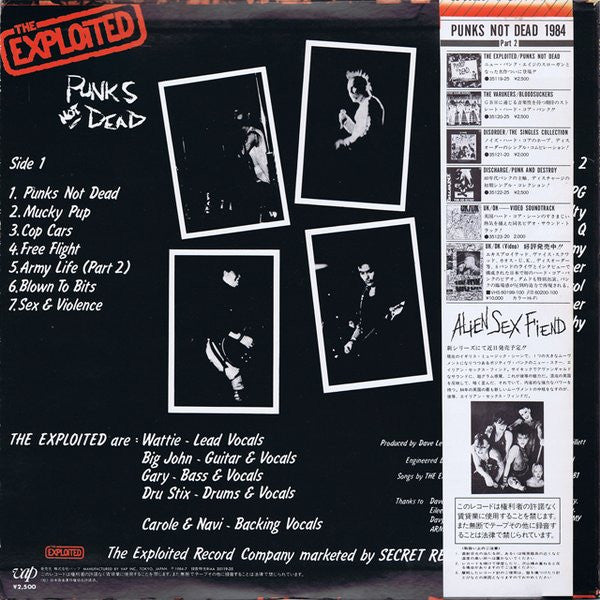 Release: Punks Not Dead-Vinyl-Japan-1984-35119-25-3452526