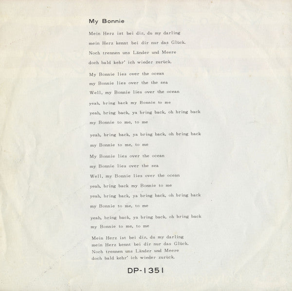 My Bonnie / The Saints