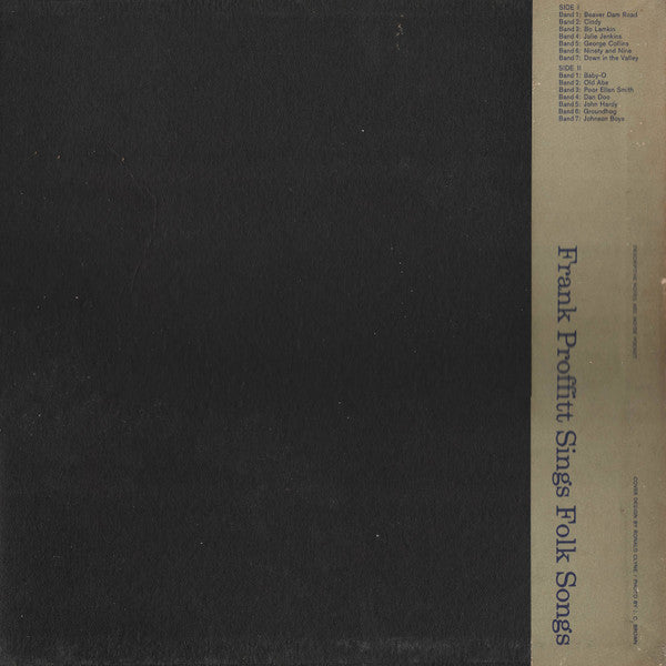 Frank Proffitt Sings Folk Songs