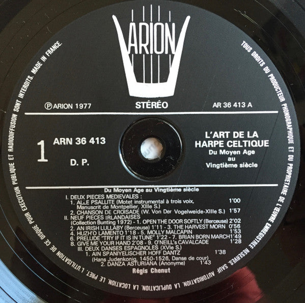 L'Art De La Harpe Celtique  Du Moyen Âge Au Vingtième Siècle