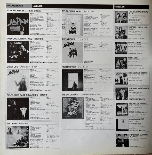 Oil On Canvas = オイル・オン・キャンバス