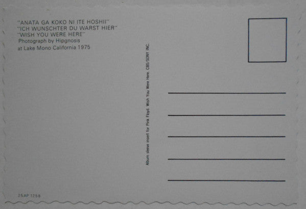 Wish You Were Here = 炎 (あなたがここにいてほしい)