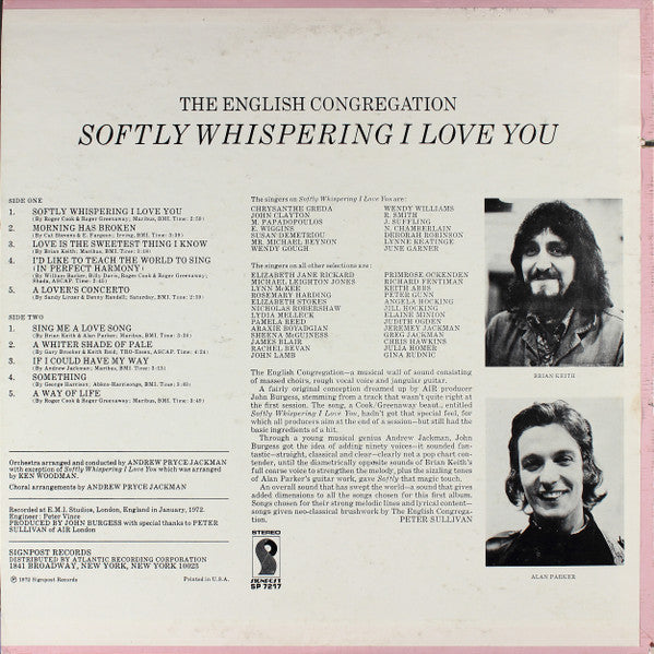 Softly Whispering I Love You