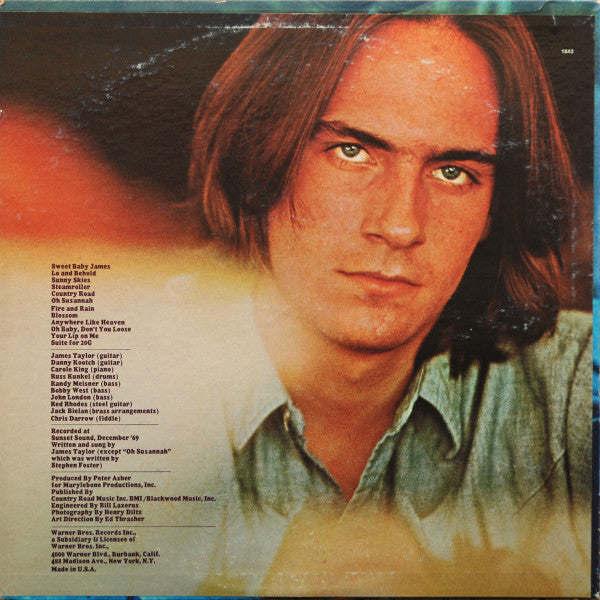 Release: Sweet Baby James-Vinyl-US-1970-WS 1843, 1843-7899476