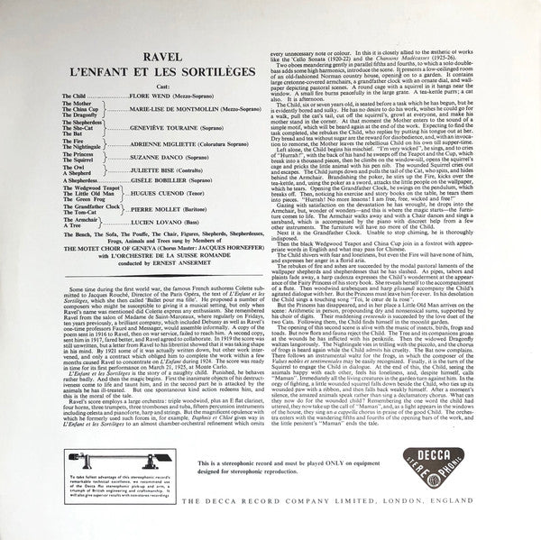 Master Release: L'Enfant Et Les Sortileges by Maurice Ravel
