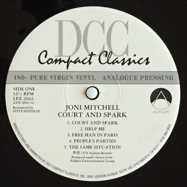 Release: Court And Spark-Vinyl-US-1997-LPZ-2044-2511035