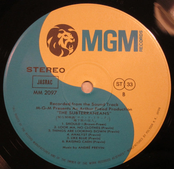 Perform Music From The Subterraneans - Original Sound Track Album