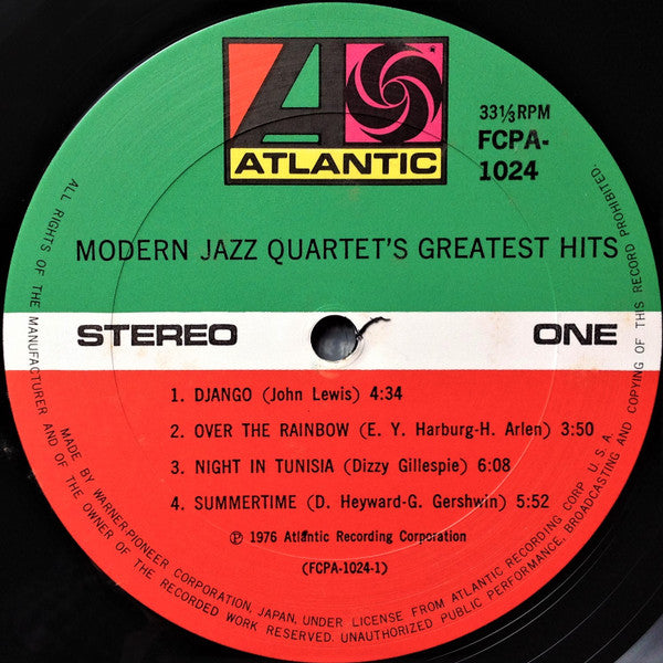 Modern Jazz Quartet's Greatest Hits