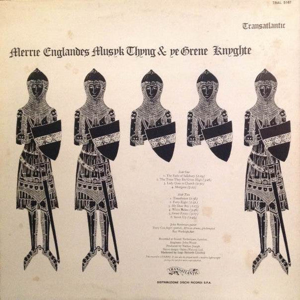 Sir John Alot Of Merrie Englandes Musyk Thyng & Ye Grene Knyghte
