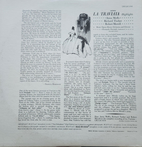 Master Release: La Traviata Highlights by Giuseppe Verdi