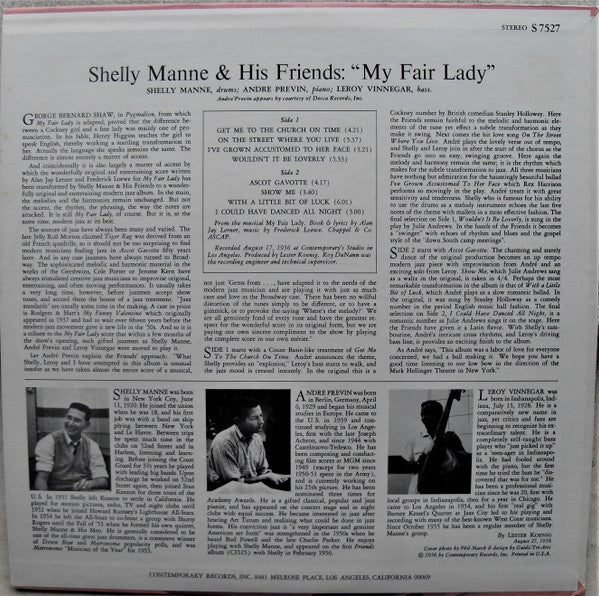 Modern Jazz Performances Of Songs From My Fair Lady