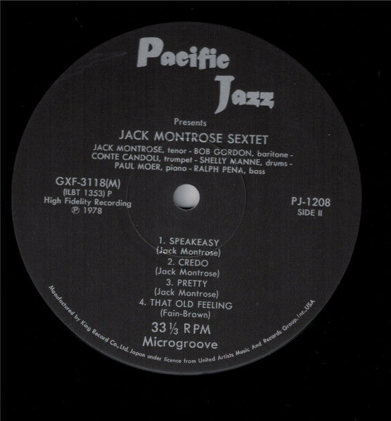 Jack Montrose Sextet