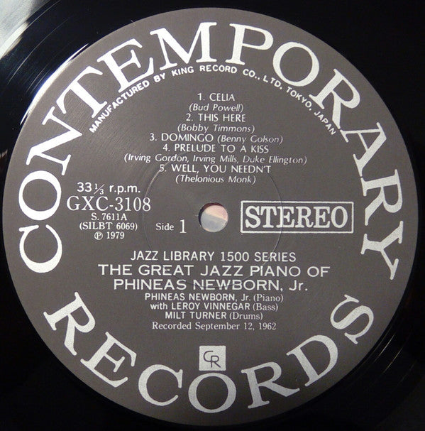 The Great Jazz Piano Of Phineas Newborn Jr.